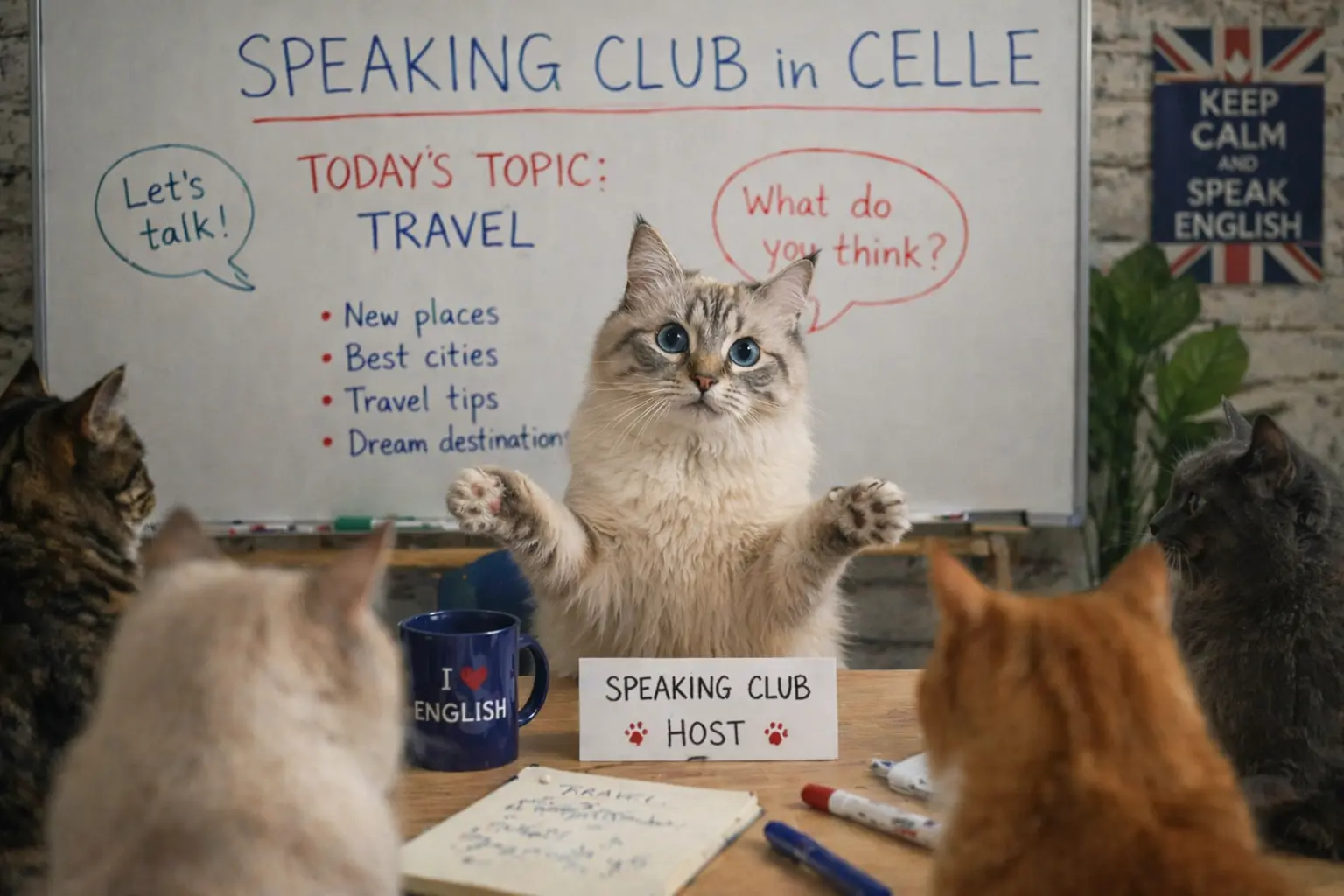 cats in speaking cub celle